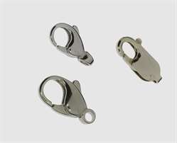 Karabiner aus Weißgold (585) 