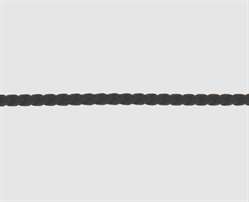 Lederschnur geflochten 3,0 mm schwarz 