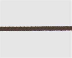 Lederschnur geflochten 4,0 mm braun 