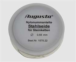 Nylonummantelte Stahlseide 0,55 mm - 33 m 