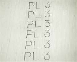 Platin Blechlot 3 leicht AT 1110°C 