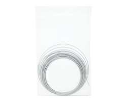 Schmuckdraht - Stahlseil 0,63 mm - 5 m 0,63 mm