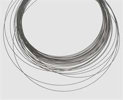 Schmuckdraht - Stahlseil roh - 5 m 