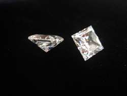 Zirkonia weiß 4,0 x 4,0 mm carrée 